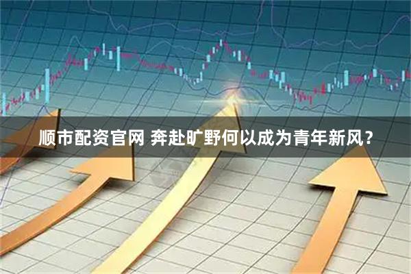 顺市配资官网 奔赴旷野何以成为青年新风？